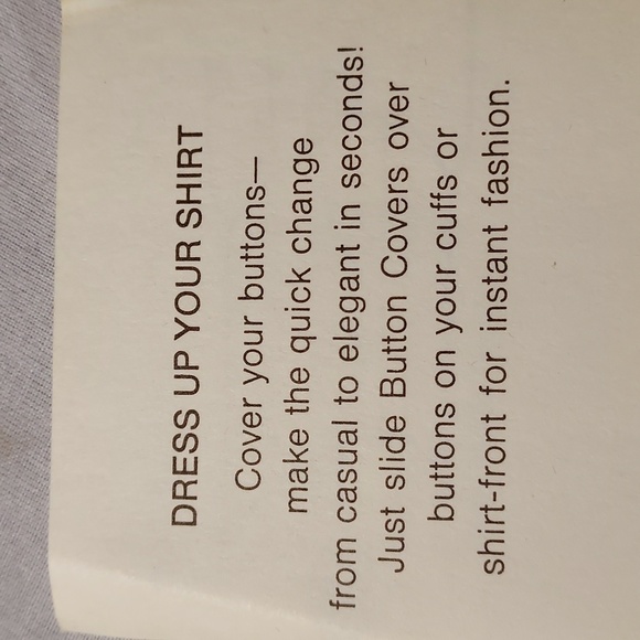 Vintage 1972 Avon Citation Jewelry For Men Button Style Button Covers - Picture 4 of 9